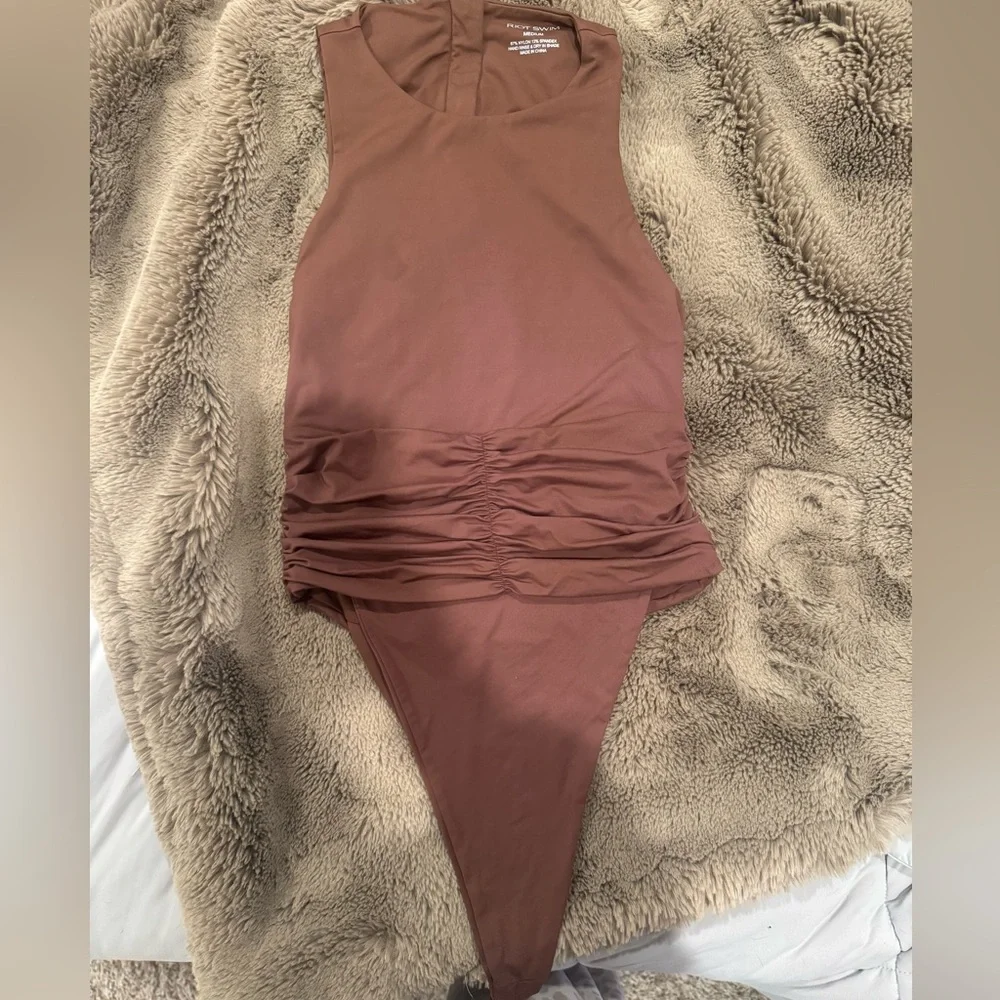 Riot Swim Jace Thong One-Piece - Picture 4 of 7